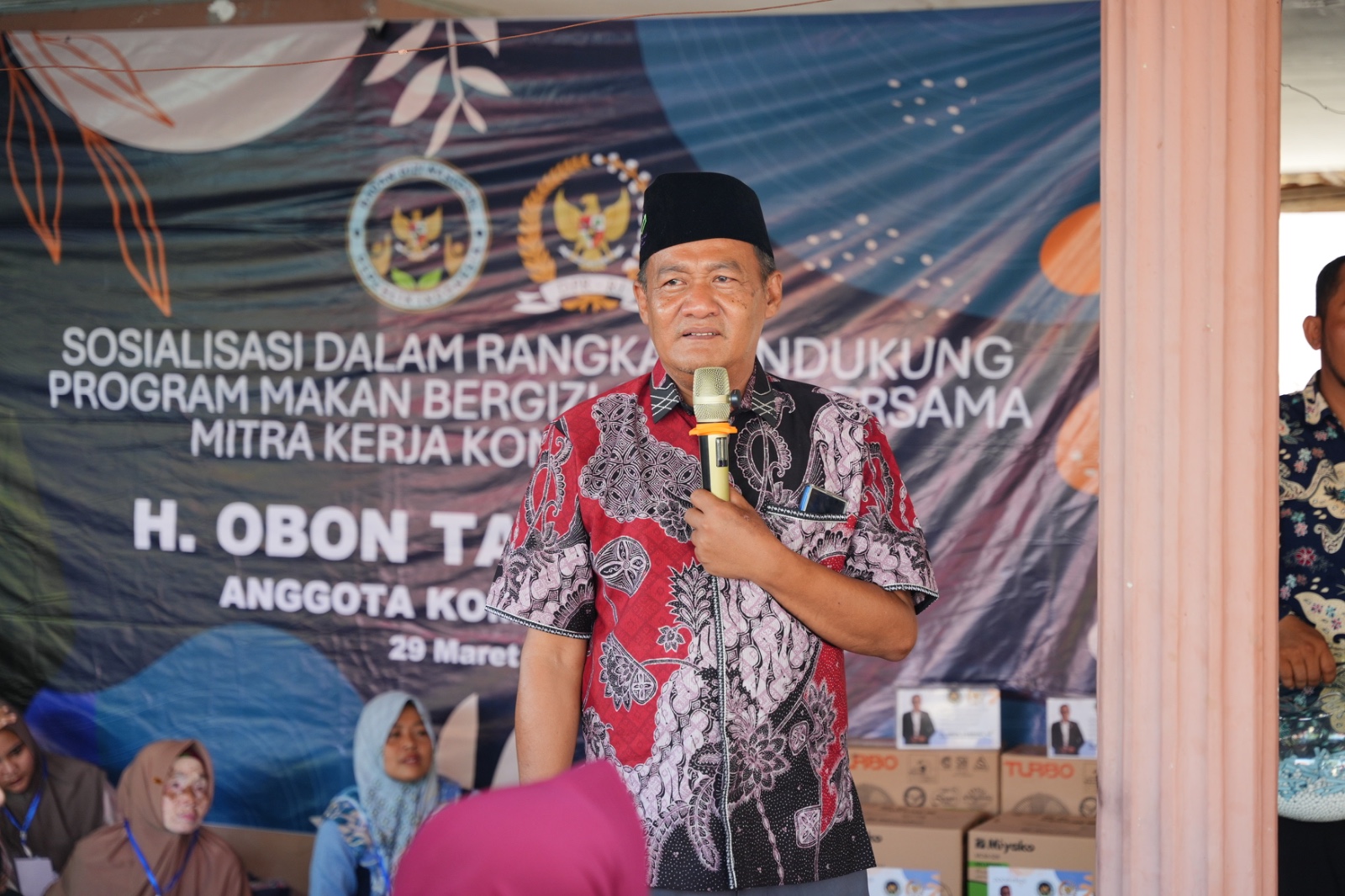 Kegiatan sosialisasi Program Makan Bergizi Gratis (MBG) seperti yang baru saja digelar di Pebayuran, Cikarang.