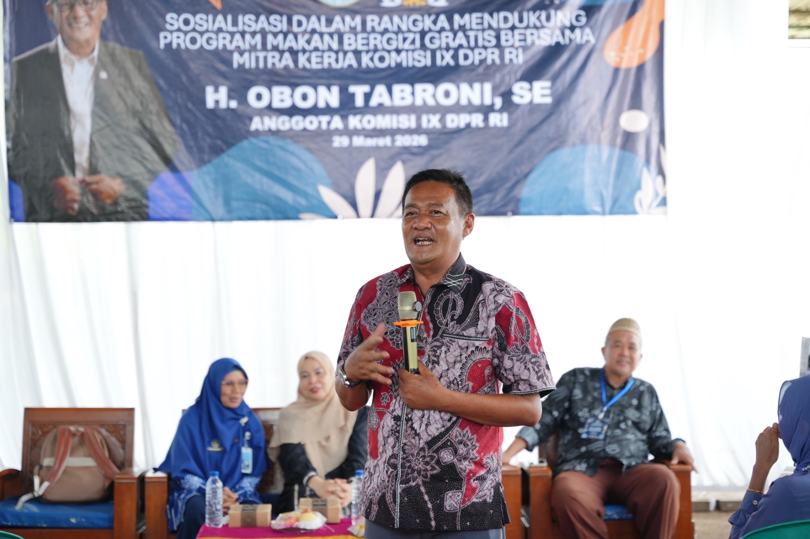 Kegiatan sosialisasi Program Makan Bergizi Gratis (MBG) yang dilaksanakan di Kaliulu, Cikarang