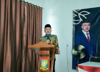 Anggota Komisi IX DPR RI, Sahidin sosialisasi program MBG