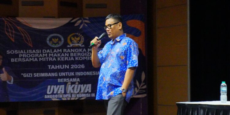 Anggota Komisi IX DPR RI, Uya Kuya sosialisasi program MBG di Jakarta