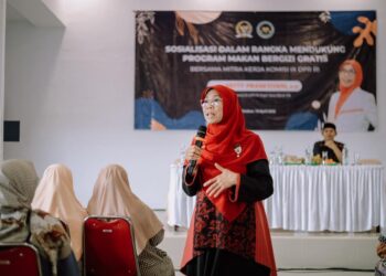 Anggota Komisi IX DPR RI, Netty Prasetiyani sosialisasi program MBG di Cirebon