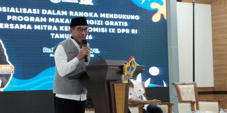 Anggota Komisi IX DPR RI, Muh Haris bersama mitra kerja Badan Gizi Nasional (BGN) sukses menyelenggarakan program Makan Bergizi Gratis (MBG) di Wisma Perdamaian, Kota Semarang
