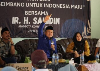 Anggota Komisi IX DPR RI, Sahidin sosialisasi program MBG di Kampar, Riau