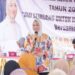 Anggota Komisi IX DPR RI, Maharani sosialisasikan program MBG di Rokan Hilir.