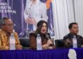 Anggota Komisi IX DPR RI, Nafa Urbach sosialisasikan program MBG di Desa Pingit, Temanggung.