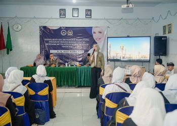 Sosialisasi Program Makan Bergizi Gratis (MBG) yang dilaksanakan di SMP Wachid Hasyim 10 Prambon, Sidoarjo.
