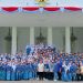 FOTO BERSAMA-Ratusan pelajar yang tergabung dalam Forum OSIS Jawa Barat (FOJB) foto bersama di Istana, pada Selasa (5 Mei 2026). (Foto: BPMI Setpres).