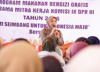 Sosialisasi program MBG di Rokan Hilir, Riau.